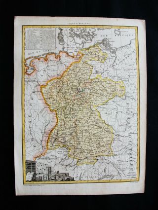 1810 Lapie - Rare Map: Germany,  Deutschland,  Circle Of The Rhine,  Cologne,  Bonn