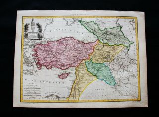 1810 Lapie - Rare Map Of Turkey In Asia,  Iran,  Armenia,  Georgia,  Syria,  Lebanon