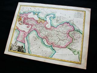 1810 LAPIE - rare map: ASIA MINOR,  GEORGIA,  ARMENIA,  AZERBAIJAN,  IRAN IRAQ PERSIA 4
