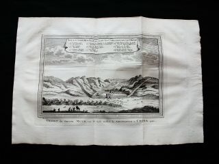 1747 Bellin & Schley - Asia,  China Rare View Of The Great Wall,  Beijing,  Qinghai