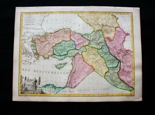 1810 LAPIE - rare map: TURKEY in ASIA,  PERSIA,  CYPRUS,  ARMENIA,  GEORGIA,  ISTANBUL 5