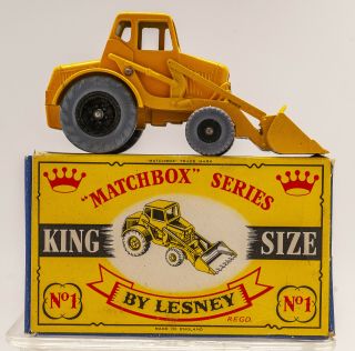 Matchbox Lesney King Size K - 1a Weatherill Hydraulic Shovel & Box