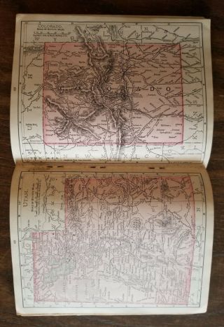 1899 Rand - McNally Concise Atlas of the World 1899 3