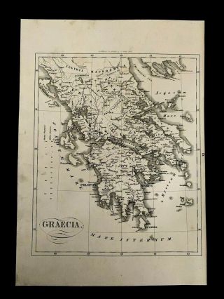 1800s Map Of Greece