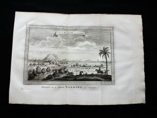 1747 Bellin & Schley - Asia,  China,  Rare View Of Nanjing,  Jiangsu,  Yangtze.