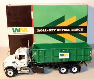 Dte 1:34 First Gear 19 - 3441 Waste Management Mack Roll Off Refuse Truck Niob