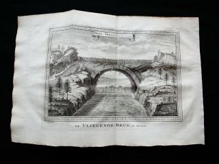 1747 Bellin & Schley - Asia,  China,  Rare View Of The Flying Bridge,  Anji Bridge