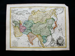 1810 Lapie - Rare Map Of Asian Empire,  Asia,  China,  Singapore,  Korea,  Thailand