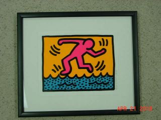 Keith Haring Hand Signed Screenprint Pop Art Ii A