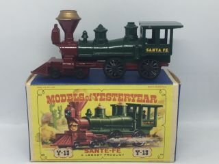 Matchbox Yesteryear Y13 1 - 10 1862 Santa Fe Locomotive W Htf D2 Box