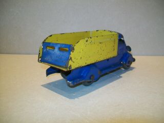 Vintage Pressed Steel 1930 ' s Lincoln or Marx Studebaker Delivery Truck - 6.  5 
