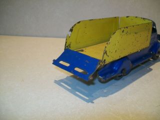 Vintage Pressed Steel 1930 ' s Lincoln or Marx Studebaker Delivery Truck - 6.  5 