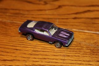 Vintage Hot Wheels Redline 1967 Purple Custom Barracuda Usa
