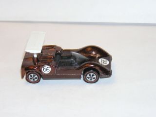 1969 Hot Wheels Redline Grand Prix Chaparral 2g Pretty Brown Real Wing Keeper Sc