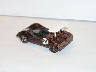 1969 Hot Wheels Redline Grand Prix Chaparral 2G PRETTY BROWN REAL WING KEEPER SC 3