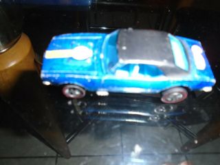 Vintage 1967 Hot Wheels Custom Camaro Blue 2