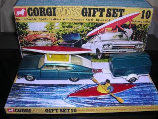 Corgi Gs 10 Rambler Marlin & Kayaks Gift Set & Box -