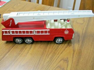 Vintage Tonka Aerial Ladder Fire Truck Engine W All Ladders 1970s