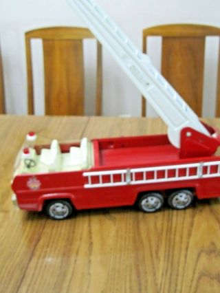 Vintage Tonka Aerial Ladder Fire Truck Engine w All Ladders 1970s 3