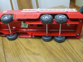 Vintage Tonka Aerial Ladder Fire Truck Engine w All Ladders 1970s 7