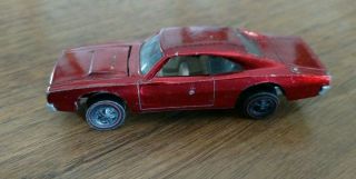 1968 HOT WHEELS REDLINES CUSTOM DODGE CHARGER - MAGENTA - MADE IN THE USA 3