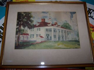 Mount Vernon,  Home Of General Washington Frederick Dalrymple 1937 M.  V.  Ladies A
