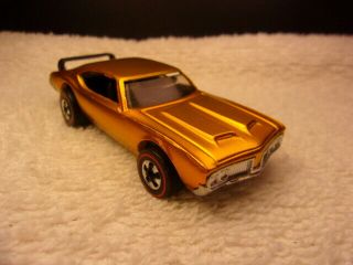 Hot Wheels Redline Custom California Honey Gold Olds 442 - Restored 4