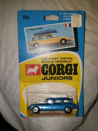 Vintage Corgi Juniors No 2 Citroen Safari In Blue Version
