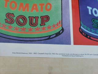 ANDY WARHOL CAMPBELL ' S SOUP CANS 1989 LITHOGRAPH COLOR PRINT 2