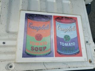 ANDY WARHOL CAMPBELL ' S SOUP CANS 1989 LITHOGRAPH COLOR PRINT 7