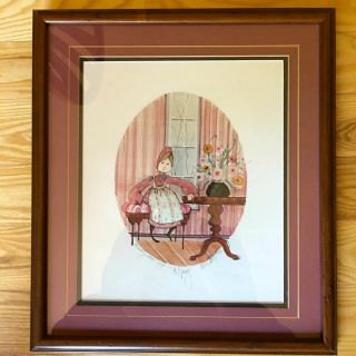 Vintage P.  Buckley Moss Hand Signed Limited Edition Granny 
