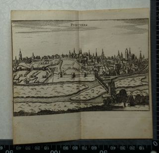 1685 Les Delices De La France,  Engraving Of Poitiers