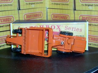 Matchbox Lesney King Allis - Chalmers Earth Scraper K - 6 - A1 BPT MW NM & crafted box 8