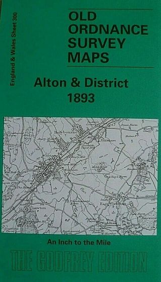 Old Ordnance Survey Map Hampshire Alresford Alton District & Plan Selborne 1893