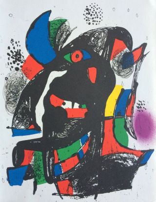 Joan Miro,  Mourlot Color Lithograph Ii,  1981