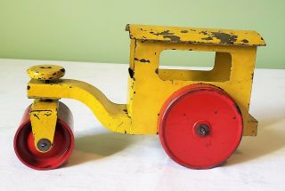 Early Marx Or Girard Toys Steam Roller Truck 20 