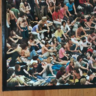 Vintage LEVI ' S Poster Art Ad Woodstock Concert 4