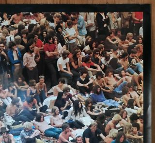 Vintage LEVI ' S Poster Art Ad Woodstock Concert 5