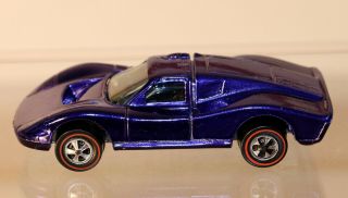 Dte 1969 Hot Wheels Redline 6257 Metallic Purple Ford Mark Iv W/black Interior