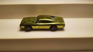 Hot Wheels Redline Custom Dodge Charger 1968 Usa Lime / Anti Freeze?