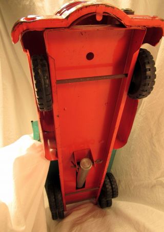 Vintage Structo Toy Hydraulically Operated Dump Truck Pressed Steel 1950s 4