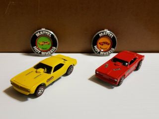 Hot Wheels Redlines Mongoose & Snake Funny Cars With Buttons