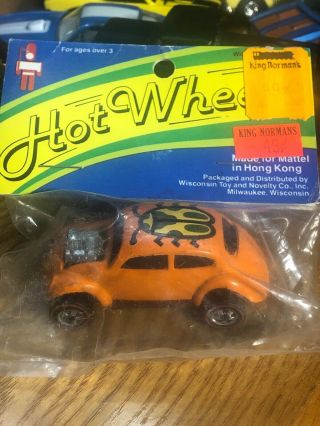 Hot Wheels Redline 1967 Orange Vw Bug Custom Volkswagen -