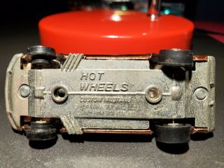 Vintage Hot Wheels Redline US Copper Custom Mustang w Champ / Brown interior 7
