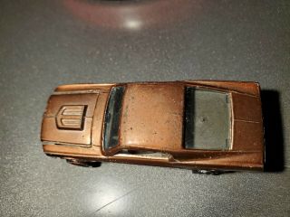 Vintage Hot Wheels Redline US Copper Custom Mustang w Champ / Brown interior 8