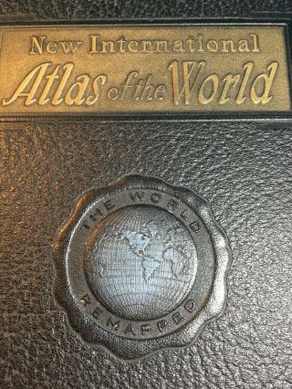 “New 1937 Edition” International Atlas Of The World,  Geographical Publishing 2