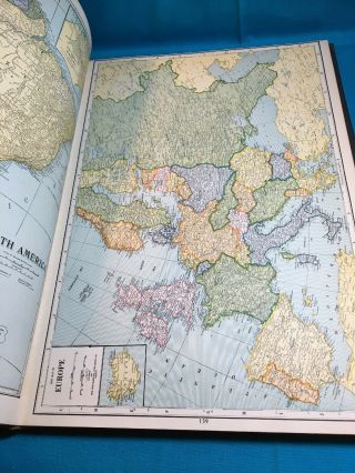 “New 1937 Edition” International Atlas Of The World,  Geographical Publishing 7