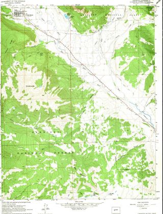 Crested Butte,  Colorado 1961 Usgs Topographic Map 7.  5 - Minute Topo