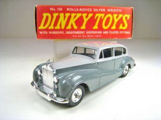 Dinky Toys 150 Rolls Royce Silver Wraith Near