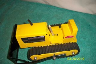 Tonka Bulldozer Mound Minn Very Good 1968 2300 Pressed Steel 9 